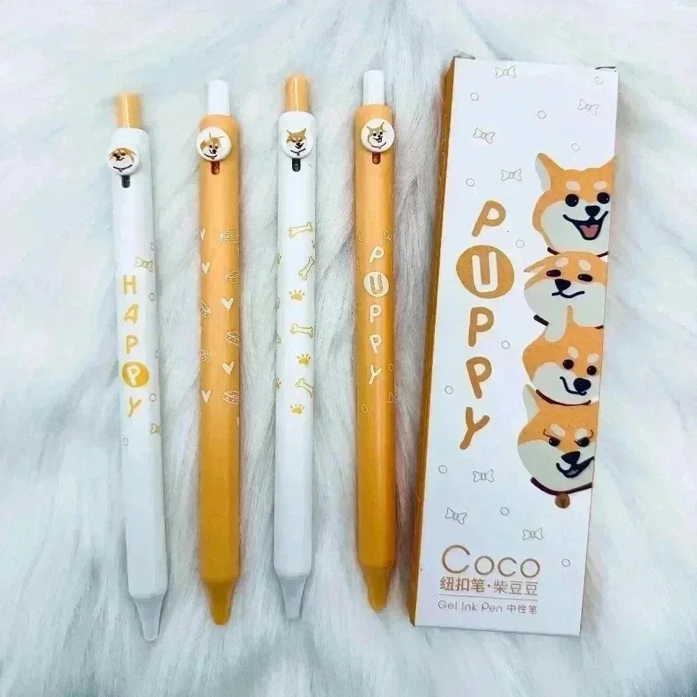 Corgi Print Makeup Pencil Case with Pens and Sticky Note pad - Picture 4 of 6